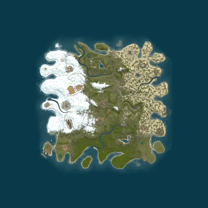 Map of [AU] Perth Rust Spot | PVP | Vanilla + QoL | Fortnightly
