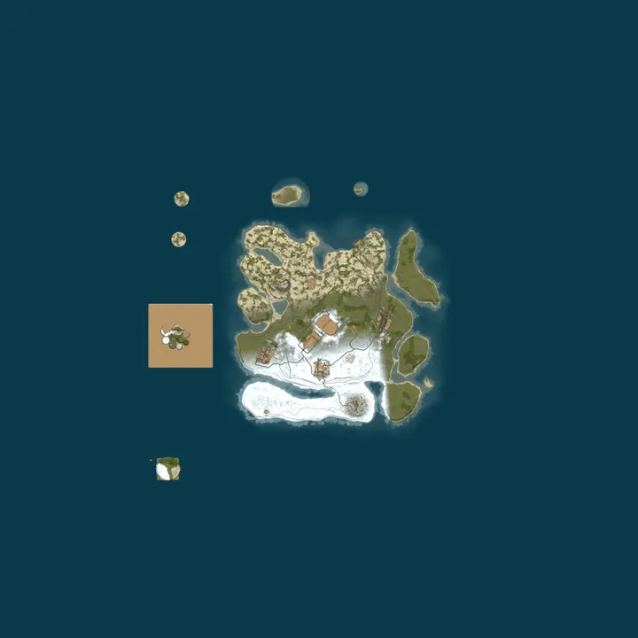 Map of A Rust Server - Test mod
