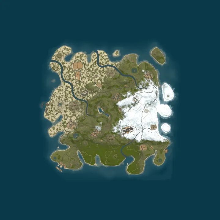 Map of 【纸飞机10.3】|萌新首选|养老/种植|建造|