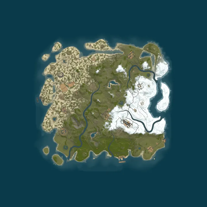 Map of 【黑猫PVE】据点突袭/武器升级/死亡不掉/跨档