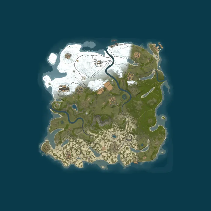 Map of SAC 10X-PVP Kits Free-SusRust X10