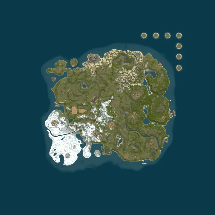 Map of The Monster Den PVE|5x|Quad|Kits|Loot+|RaidableBases|Purge