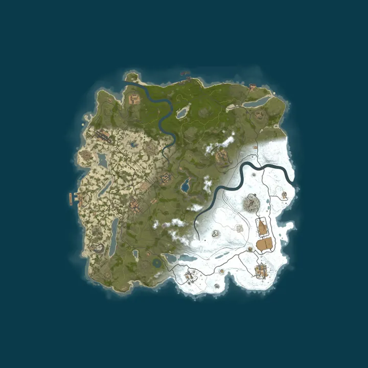 Map of [US] Rust in Peace - 2x Vanilla Mondays | Shared BPs | Max 8