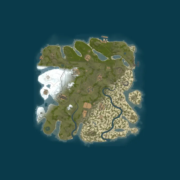 Map of Rustobia 2x Monthly | Solo Only | Raid Window | Noob Friendly