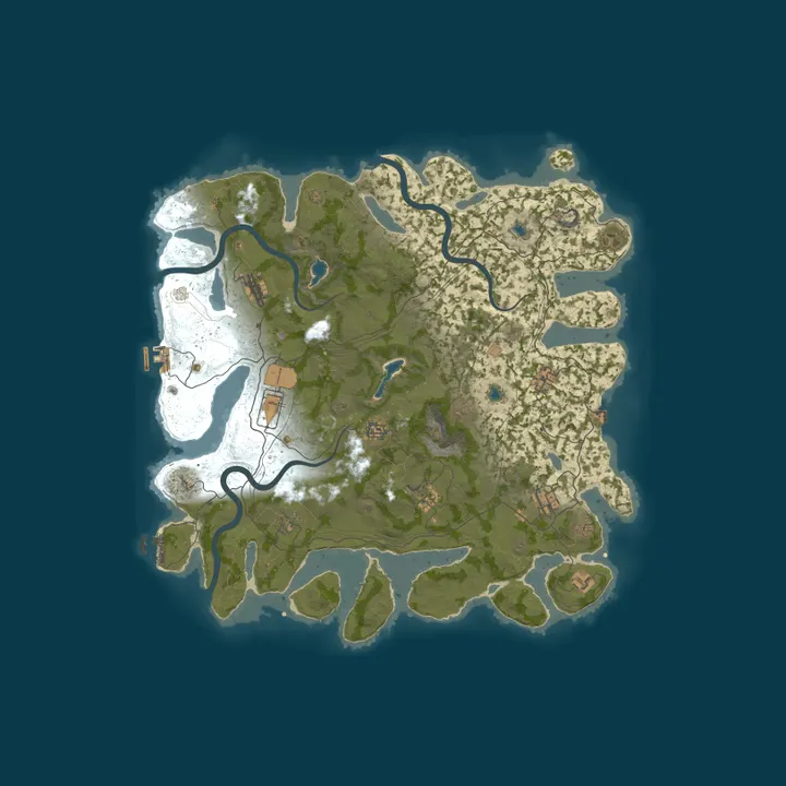 Map of 10/5 RustyRemains 10x Weekly SOLO/DUO/TRIO Loot+/Shop