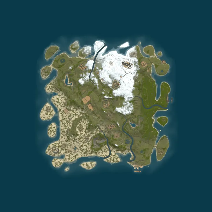 Map of RustGamingNation 25x PvE [Events|Purge|Zombies|SkillTree]