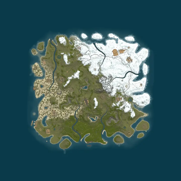Map of RustGamingNation Rust PvE | Choose 3x [Events|Rust|Staging|Zomb