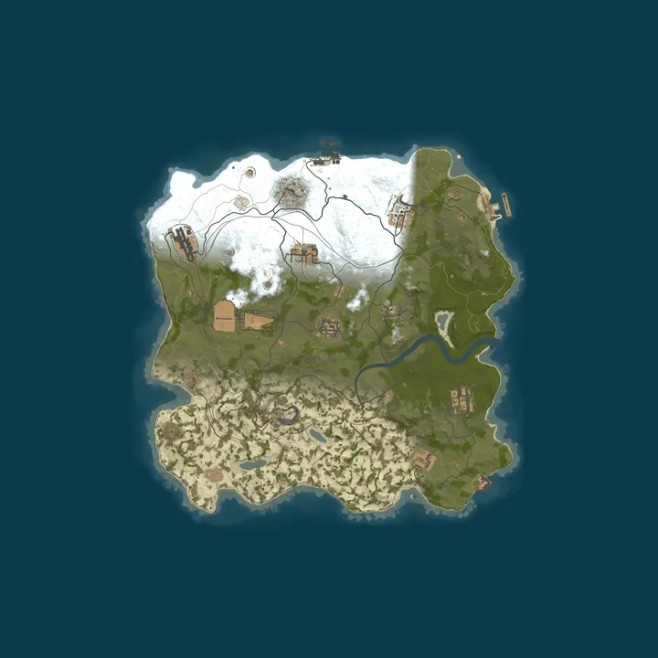 Map of WARBANDITS.GG SEA 3X |Solo/Duo/Trio/Quad|LootX3| JUST WIPED