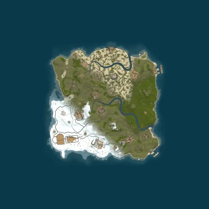 Map of Rusted - BR 2X | Vanilla+ | No BP Wipes