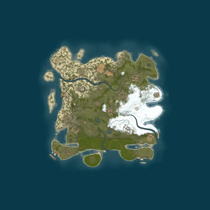 Map of 2x Vanilla+ | Solo/Duo | QoL | Monthly | Active Admins