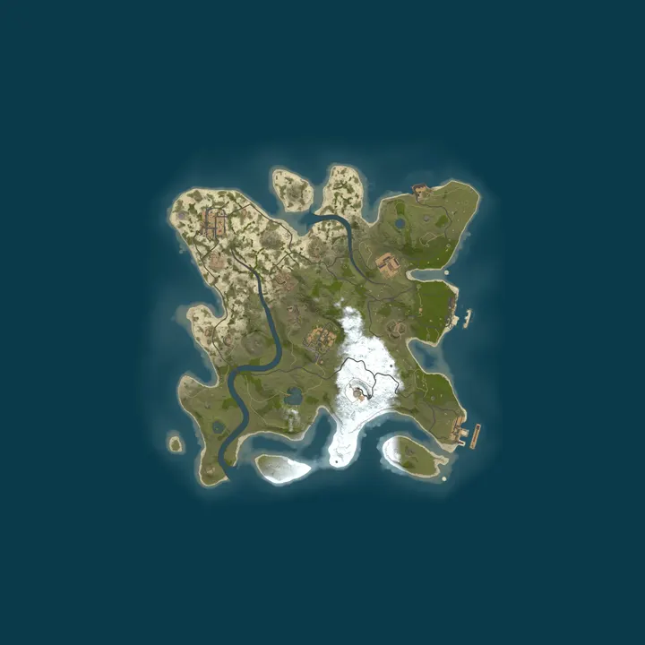 Map of UCloud Game Zone Rust Server