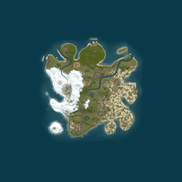 Map of UCloud Game Zone Rust Server