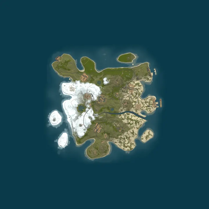 Map of UCloud Game Zone Rust Server