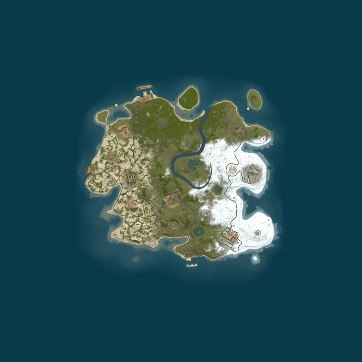 Map of UCloud Game Zone Rust Server