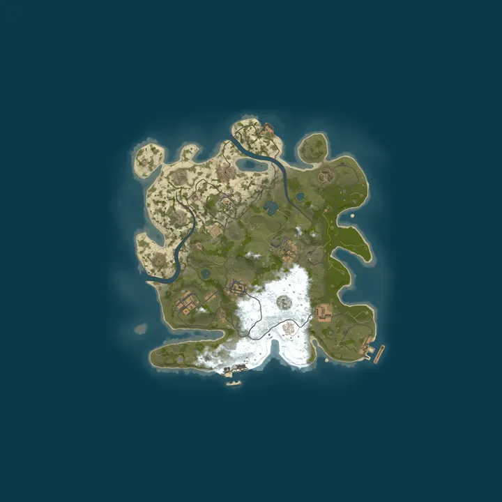 Map of UCloud Game Zone Rust Server