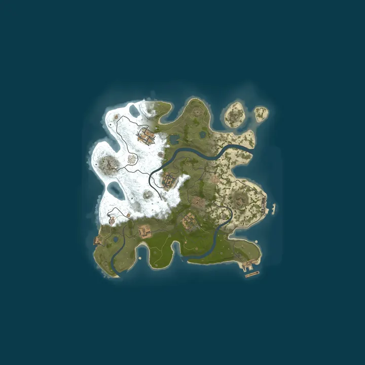 Map of UCloud Game Zone Rust Server