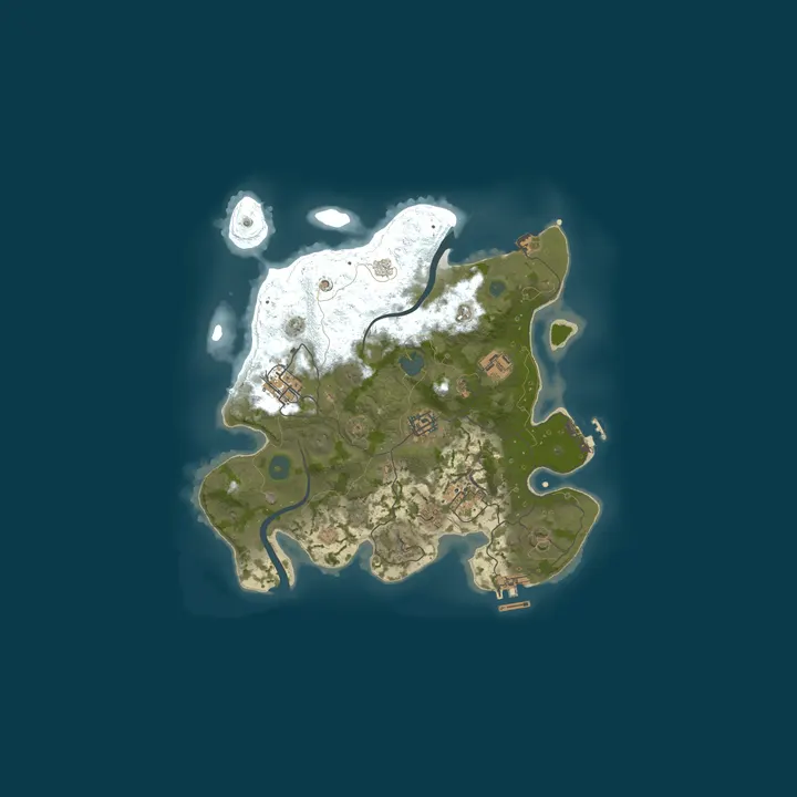 Map of UCloud Game Zone Rust Server