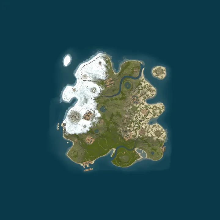 Map of UCloud Game Zone Rust Server