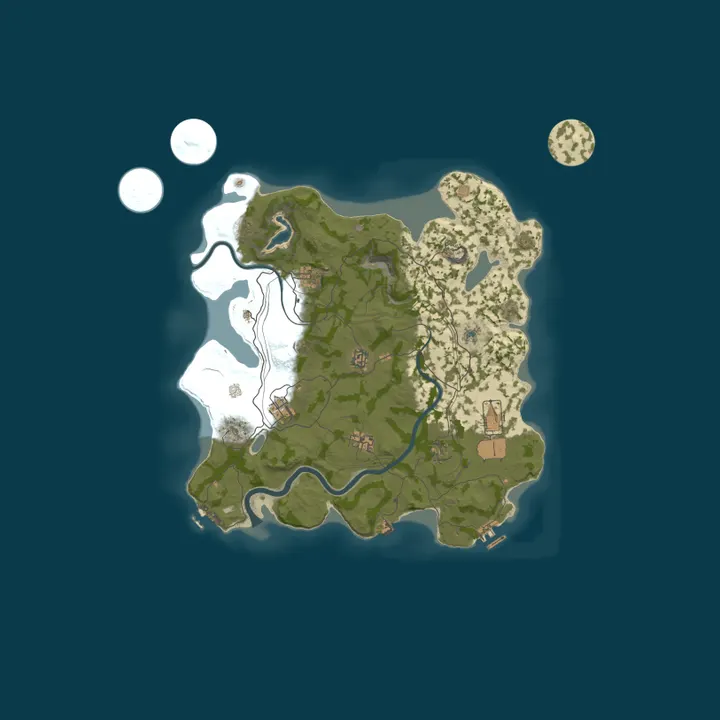 Map of US|AndysolAM 10x No BPs|PVP|Shop|Loot+|Kits|Raid+|Skinbox|WIPED