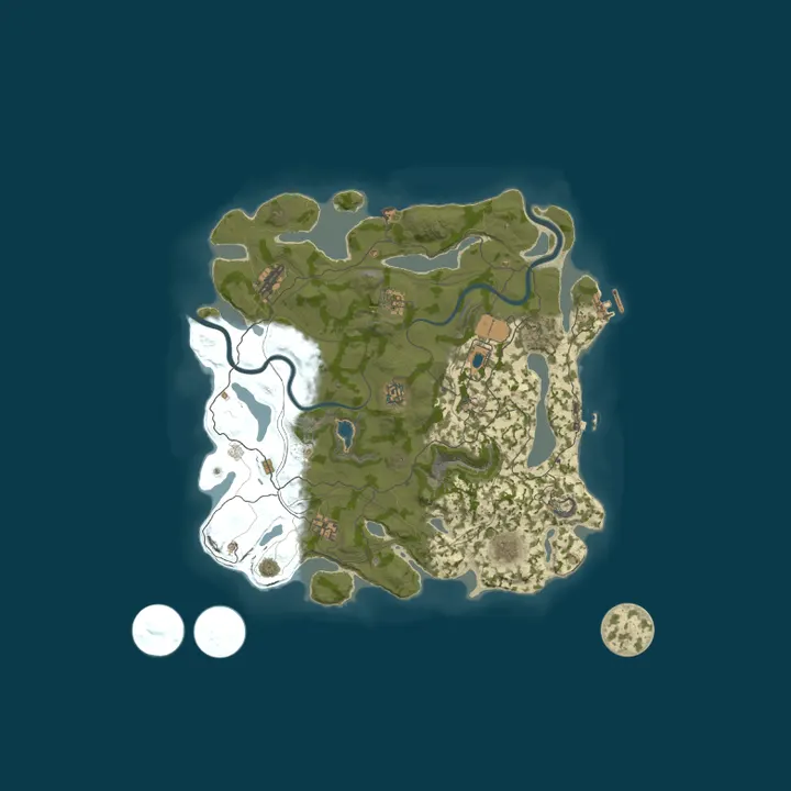 Map of US|AndysolAM 10x No BPs Solo/Duo/Trio|PVP|Shop|Loot+|Kits|Raid+