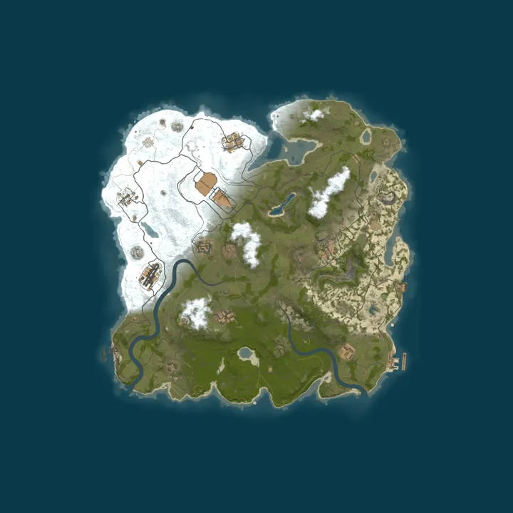 Map of РУССКИЙ | ERA RUST #2 | ДЛЯ НОВИЧКОВ - 01.10