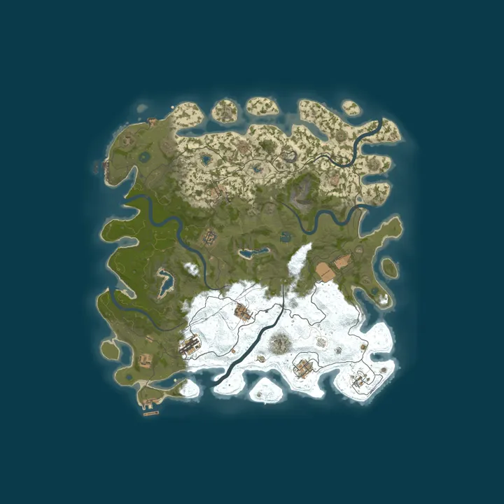Map of ДНР:SURViVAL PVE\PVPinRT x1+x50 skill system