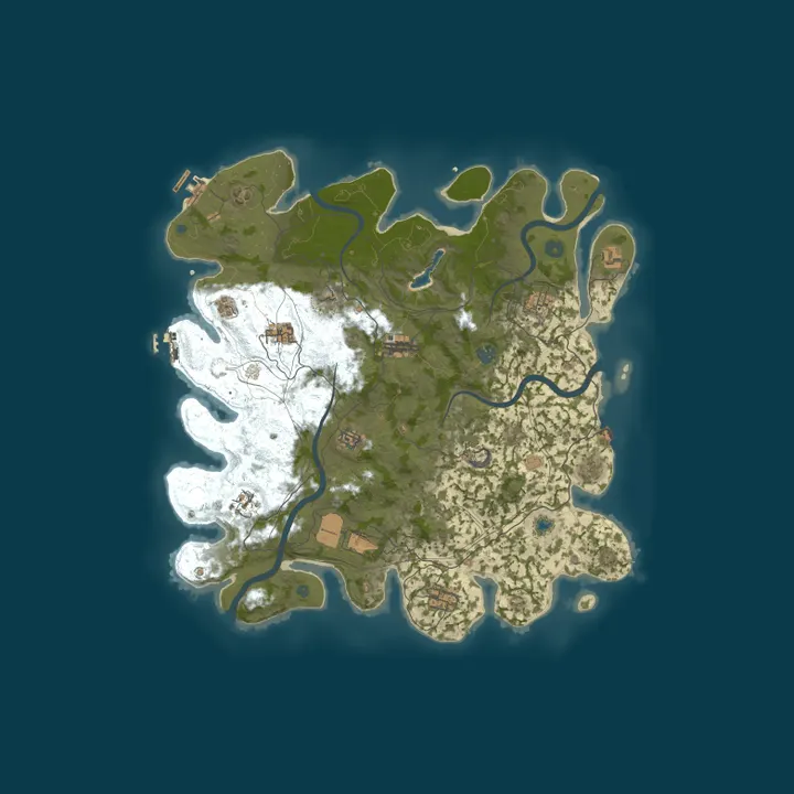 Map of AFTERSHOCK | 1000X Battlefield | PvP