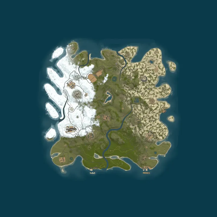 Map of RUST Server