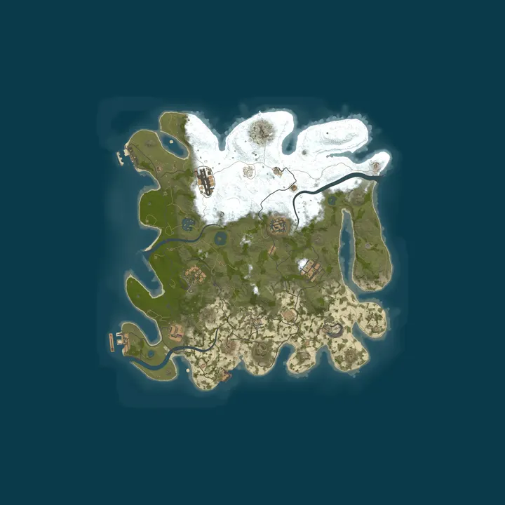 Map of RusturaX | US EA ASIA | Solo/Duo/Trio/Quad | 4x | Just Wiped Ü
