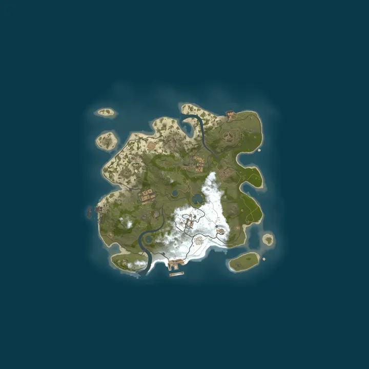 Map of My Rust Server