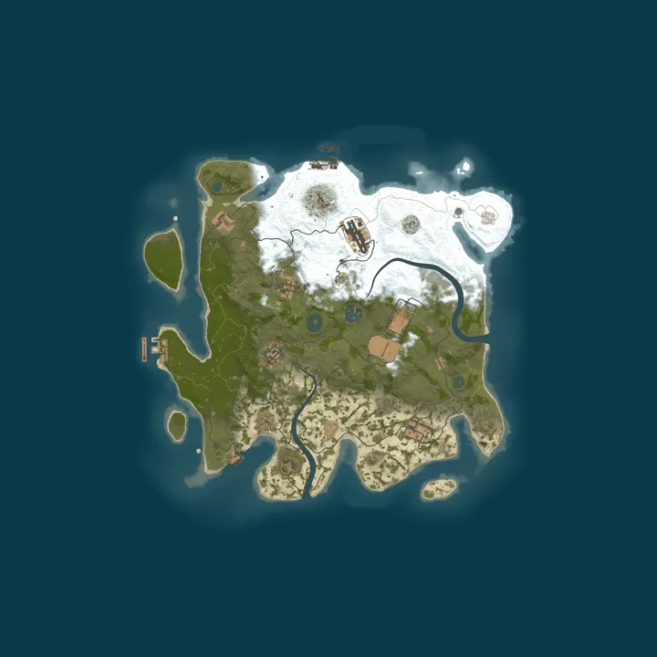 Map of [JP] Rust Beginners Enjoy Server[WIPE10.02]