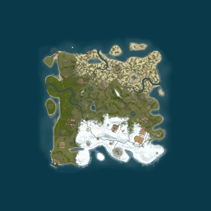 Map of TNK Rust Server in Japan