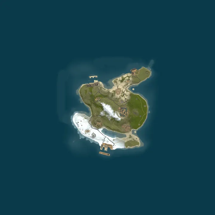 Map of 4Netplayers Rust Server