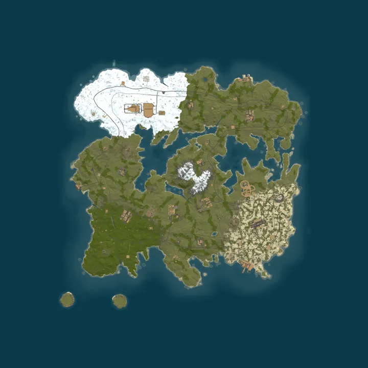 Map of Forbidden Lands PvE 2x, Unique items, Drugs Custom Plugins