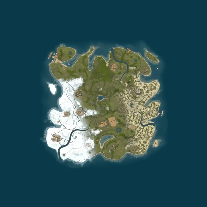Map of [US] Rustmania Main | Vanilla | No BP Wipes | Active Admins