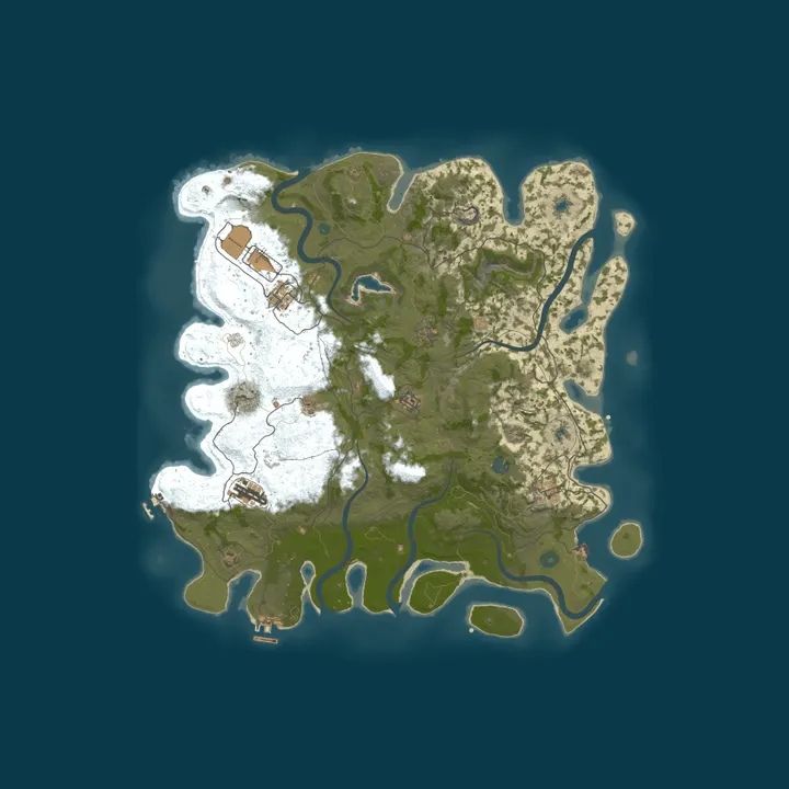 Map of Rustasis Vanilla Training Grounds [PVE] | Friendly Community