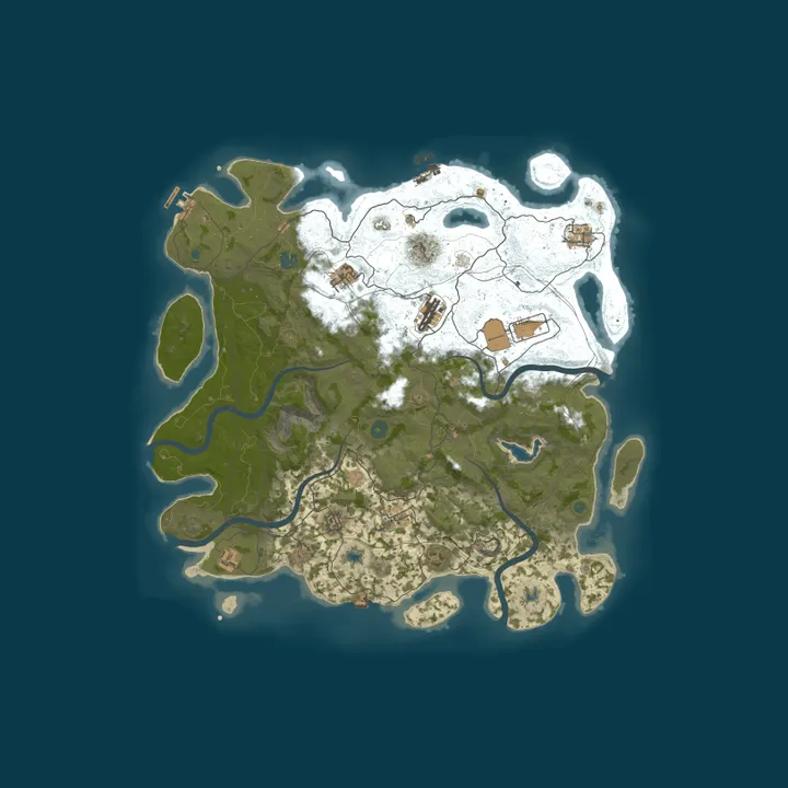 Map of OGA Games Solo