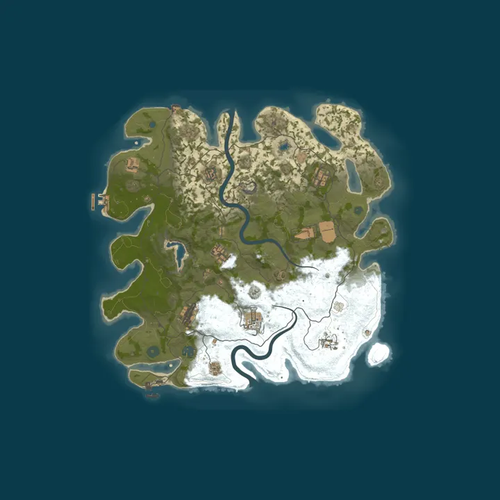 Map of WOLVES OF RUST | 3X | BETTER LOOT | NO P2W