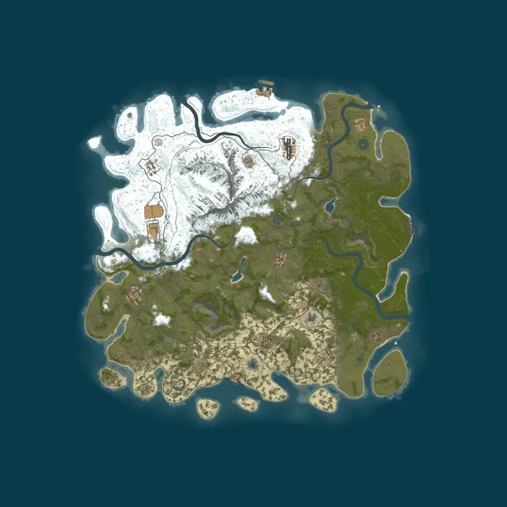 Map of Steel Horse Vikings Official Server
