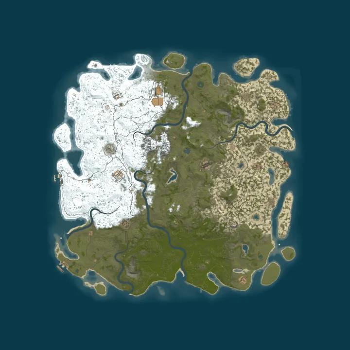 Map of Ians RUST Server