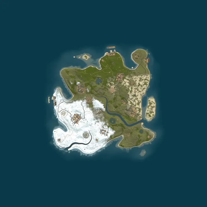 Map of [MX] LATAMRUST | X2 | SOLO/DUO/TRIO/QUAD/MAX 5 | NOOB FRIENDLY