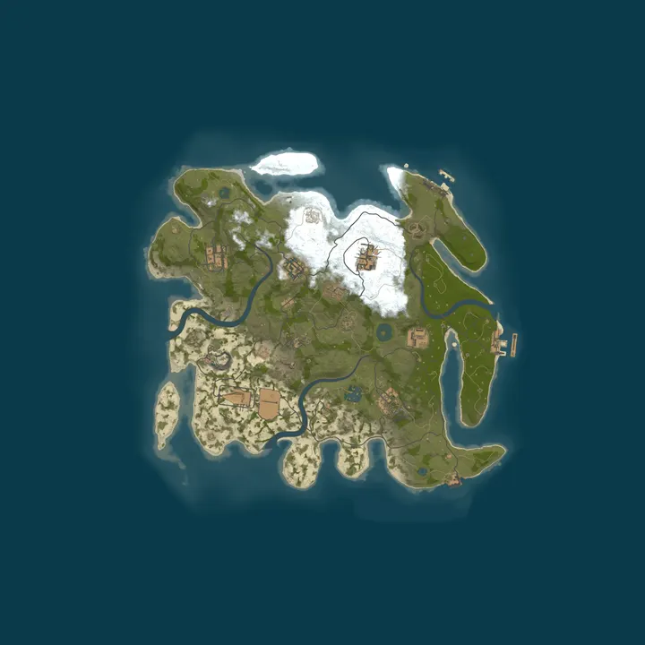 Map of RUST CARNAGE | 2X | SOLO/DUO/TRIO | KITS [EU/IT]