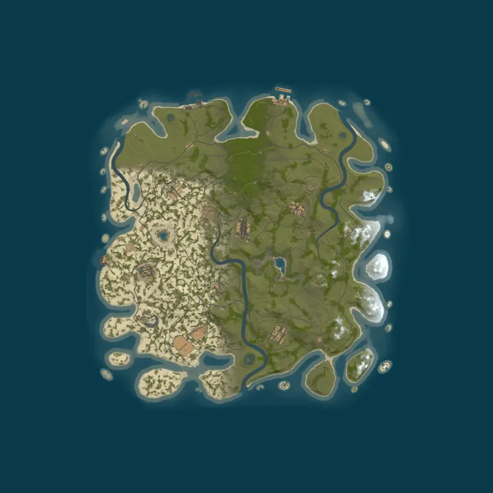 Map of [EU/FR] Uclezia PvE - Events | Raid | Skins | Convoy | Kits