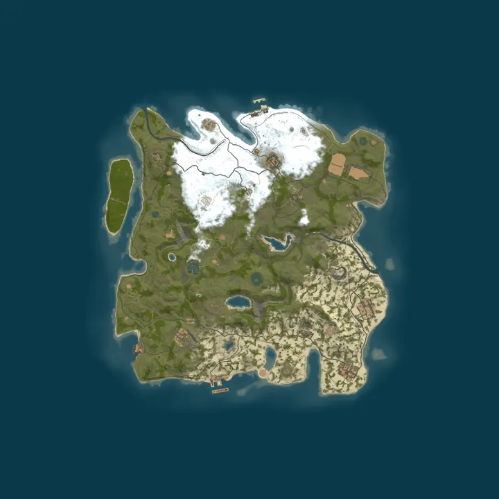 Map of [ESP][PVE] RustiMeow | SkillTree | Item Perks | RaidBases