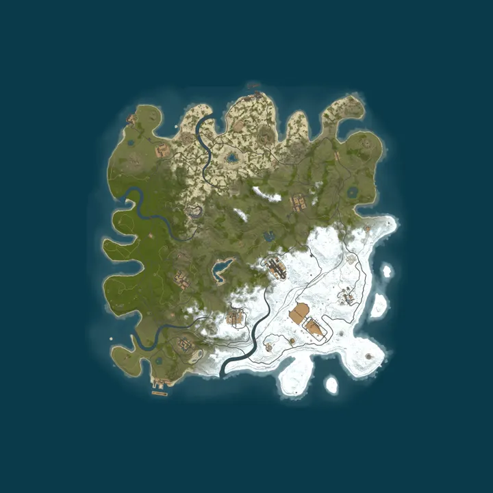 Map of CARGONIA | PvE | Vanilla+ | Monuments | Convoy | Quests