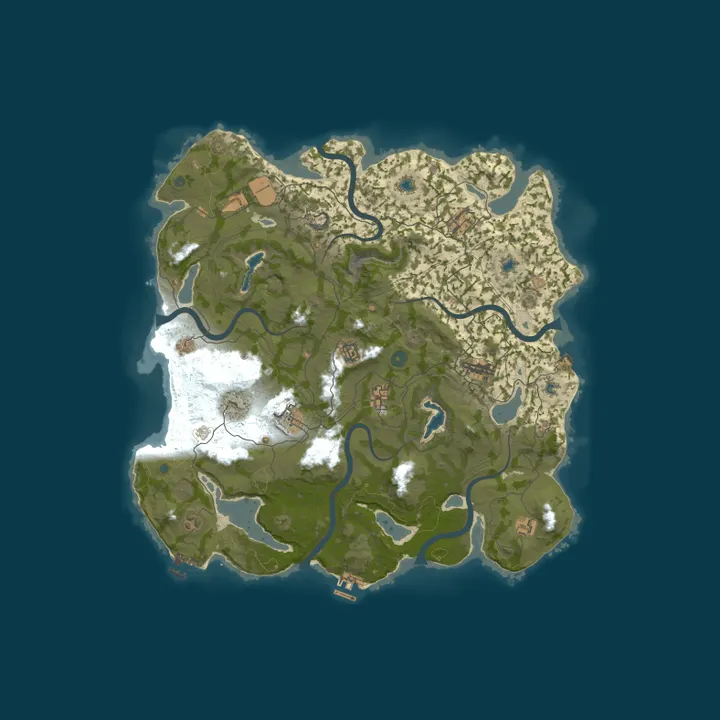 Map of [EU] Rustify 3x Solo/Duo/Trio | Loot+