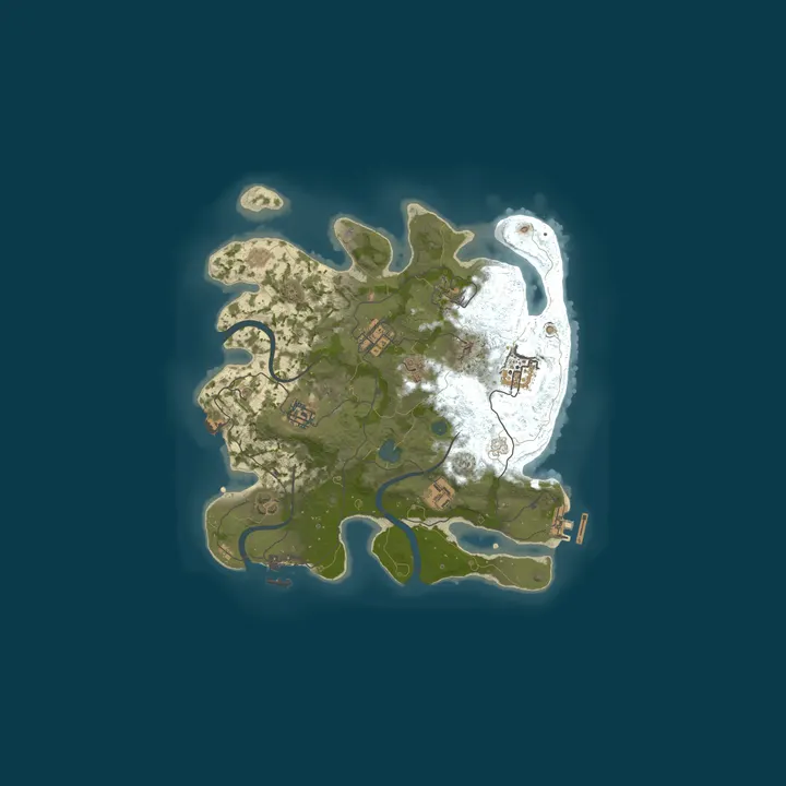 Map of Tough Hunk of Bread.