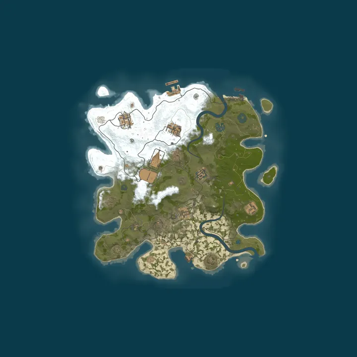 Map of Deadly-Fam Rust Main