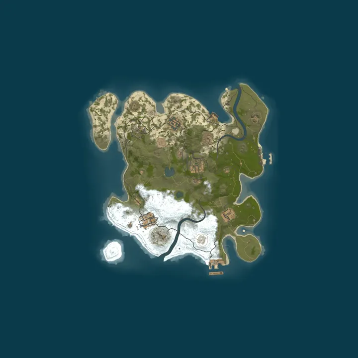 Map of Chaotic Rust Server