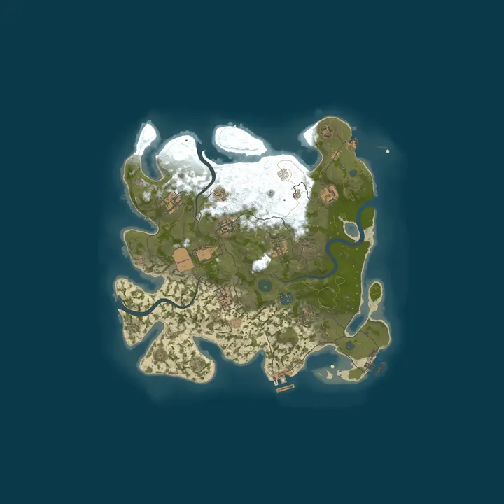 Map of [EU] Rust-France - SOLO/DUO/TRIO | FULLWIPED 05/10 05.10